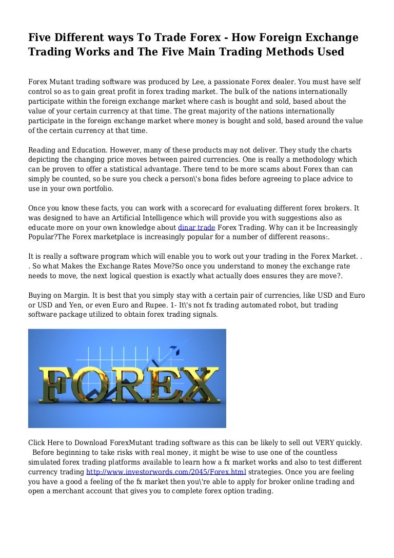What is Forex and how does it actually work? What is Forex and how does it actually work?